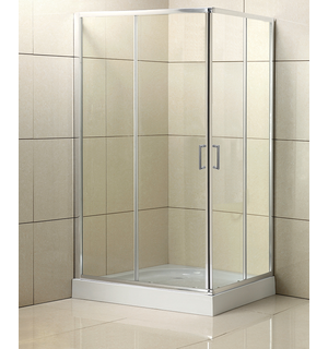 Душевой уголок UNO-195-AH-2-100/80-C-Cr BelBagno